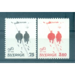 Suède 1977 - Y & T  n. 962/63 - Oskar Andersson (Michel n. 981 Du/82 C)