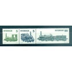 Svezia 1975 - Y & T n. 892/94 - Locomotive (Michel n. 918/20 Du)