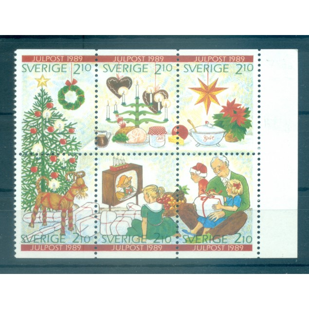 Sweden 1991 - Y & T n. 1554/59 - Christmas (Michel n. 1576/81)
