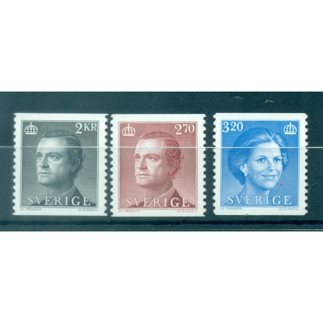 Suède 1985 - Y & T n. 1301/03 - Série courante (Michel n. 1319/21)