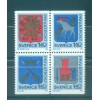 Suède 1981 - Y & T n. 1127/30 - Coats of arms of provinces (Michel n. 1145/48)