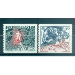 Suède 1981 - Y & T n. 1123/24 - Europa (Michel n. 1141/42)