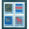 Suède 1983 - Y & T n. 1215/18 - Armoiries de provinces (Michel n. 1233/36)