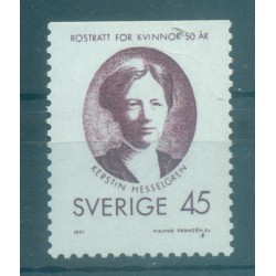 Svezia 1971 - Y & T n. 683a - Kerstin Hesselgren (Michel n. 702 Do)