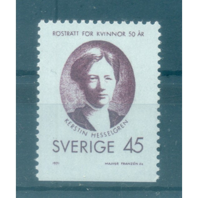 Sweden 1971 - Y & T n. 683a - Kerstin Hesselgren (Michel n. 702 Du)