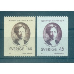 Suède 1971 - Y & T n. 683/84 - Kerstin Hesselgren (Michel n. 702/03 C)