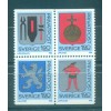 Suède 1986 - Y & T n. 1368/71 - Coats of arms of provinces (Michel n. 1386/89)