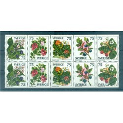 Sweden 1977 - Y & T n. 975/79 - Wild berries (Michel n. 994/998 Do/Du)
