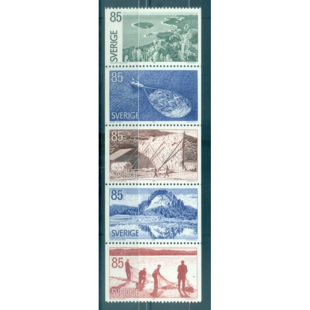Sweden 1976 - Y & T n. 927/31 - Angermanland (Michel n. 945/49)