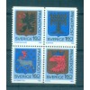 Suède 1984 - Y & T n. 1260/63 - Armoiries de provinces (Michel n. 1278/81)