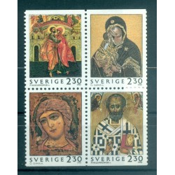 Suède 1992 - Y & T n. 1730/33 - Noël (Michel n. 1748/51)