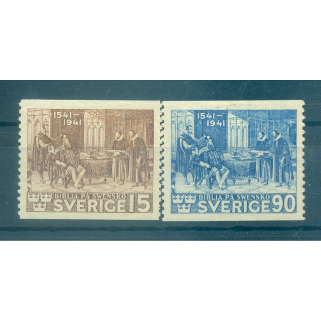 Sweden 1941 - Y & T n. 287/88 - The Bible (Michel n. 281/82 A) (ii)