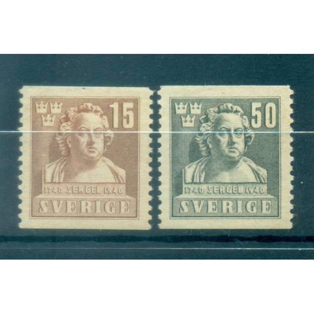 Suède 1940 - Y & T n. 281/82 - J. T. Sergel (Michel n. 279/80 A) (i)