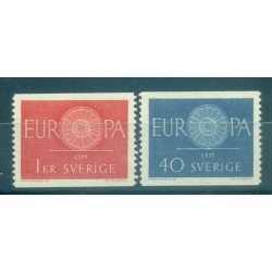 Svezia 1960 - Y & T n. 454/55 - Europa (Michel n. 463/64)