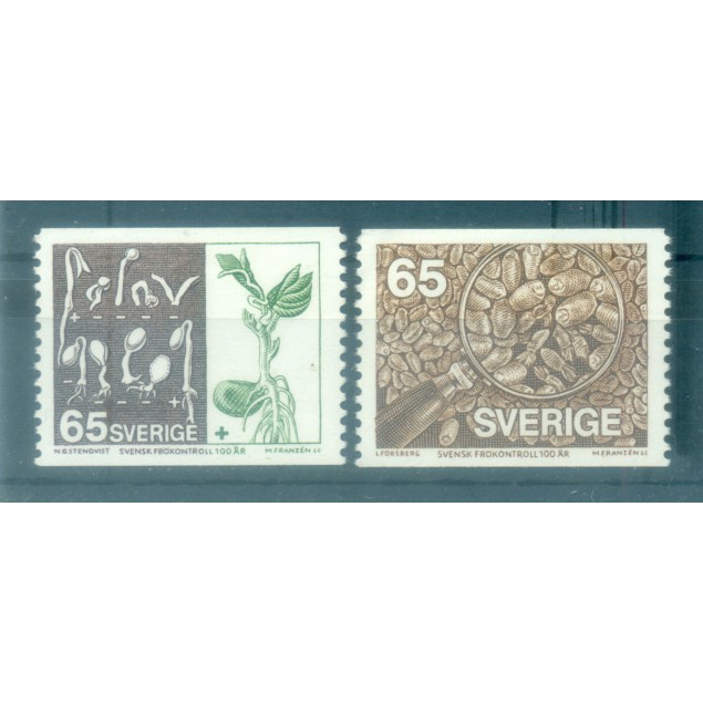 Suède 1976 - Y & T n. 921/22 - Semences (Michel n. 941/42)