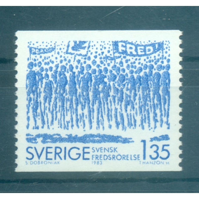 Suède 1983 - Y & T n. 1206 - Mouvement pour la paix (Michel n. 1224)