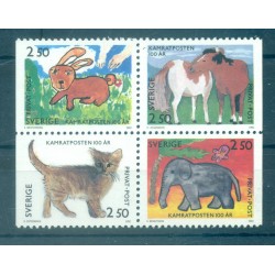 Suède 1992 - Y & T n. 1699/1702 - Kamratposten (Michel n. 1717/20)