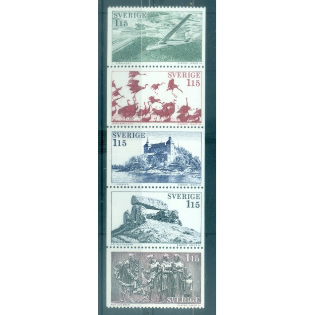 Suède 1978 - Y & T n. 1011/15 - Tourisme (Michel n. 1028/32)