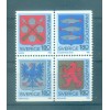 Suède 1985 - Y & T n. 1312/15 - Armoiries de provinces (Michel n. 1330/33)