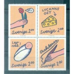 Sweden 1992 - Y & T n. 1708/11 - Greeting stamps (Michel n. 1726/29)