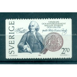 Suède 1983 - Y & T n. 1214 - Traité entre Suède et Ètats-Unis (Michel n. 1232)