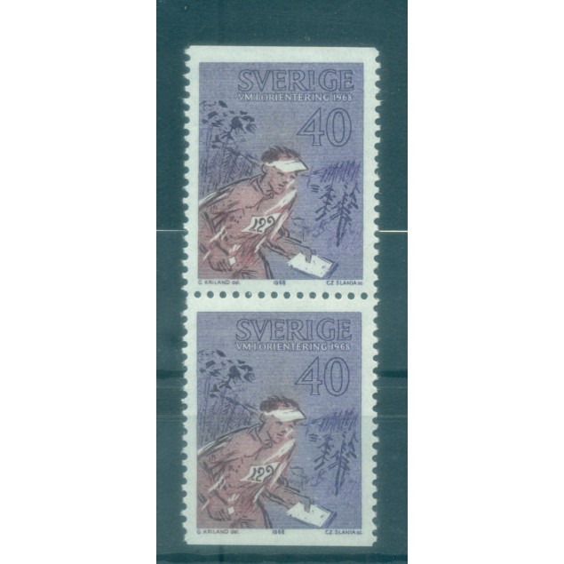 Suède 1968 - Y & T n. 599b - Orientation (Michel n. 616 Do/Du)