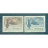 Svezia 1958 - Y & T n. 8/9 posta aerea - Posta per elicottero (Michel n. 434/35 A)