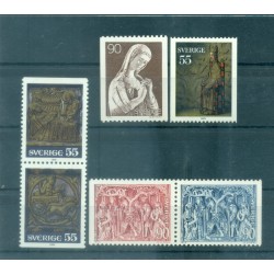Suède 1975 - Y & T n. 905a/910 - Christmas (Michel n. 926 C/931 D)