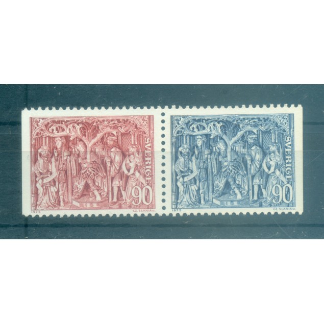 Suède 1975 - Y & T n. 908a - Natale (Michel n. 927 Do/928 Du)