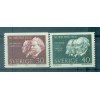 Suède 1966 - Y & T n. 552/53 - Prix Nobel 1906 (Michel n. 566/67 A)