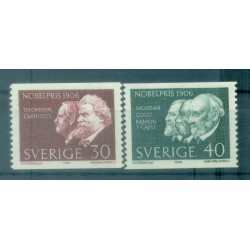 Suède 1966 - Y & T n. 552/53 - Nobel Prize 1906 (Michel n. 566/67 A)