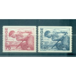 Sweden 1973 - Y & T n. 783/84 - Confederation of Workers' Unions (Michel n. 804/05)