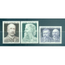 Suède 1973 - Y & T n. 812/14 - Premio Nobel 1913 (Michel n. 833/35)