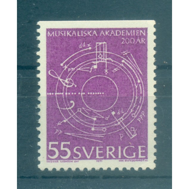 Suède 1971 - Y & T n. 693a - Music Academy (Michel n. 713 Do)