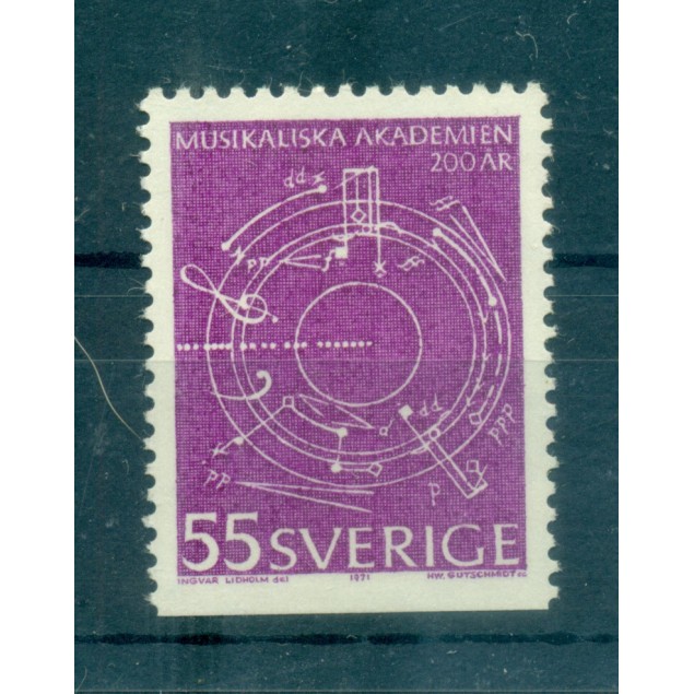Suède 1971 - Y & T n. 693a - Accademia di musica (Michel n. 713 Du)