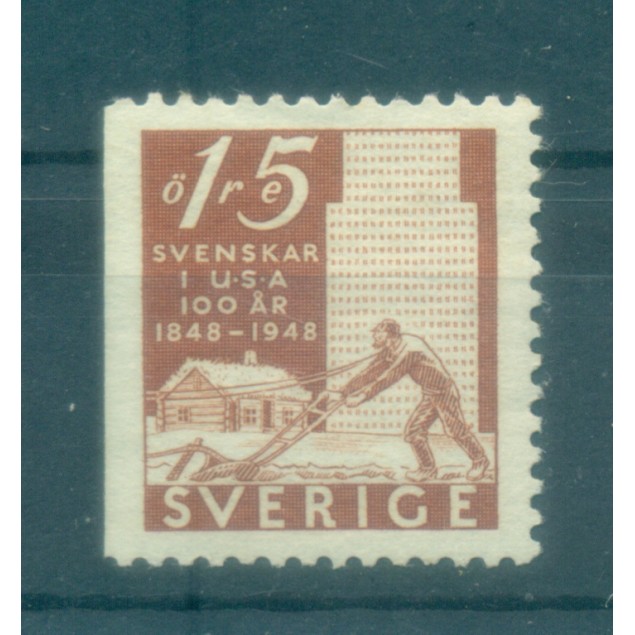 Sweden 1948 - Y & T n. 341a - Swedish pioneers (Michel n. 340 Dl)