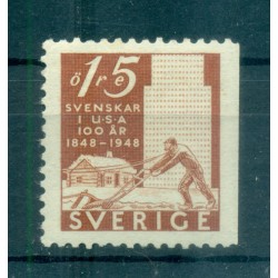 Suède 1948 - Y & T n. 341a - Pionniers suédois (Michel n. 340 Dr)