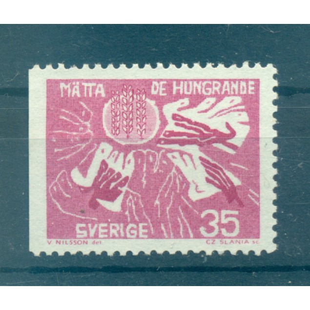 Svezia 1963 - Y & T n. 503a - Campagna contro la fame (Michel n. 504 Dl)