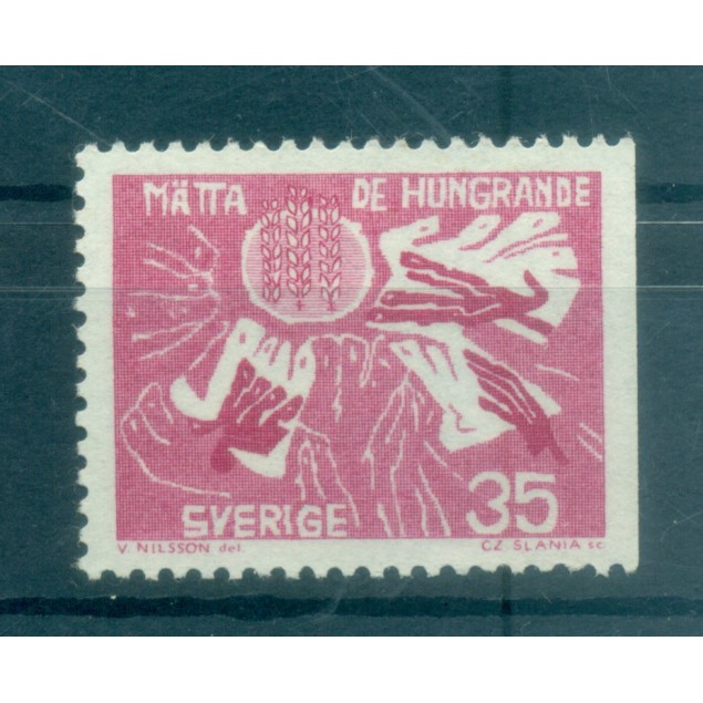 Suède 1963 - Y & T n. 503a - Campagne contre la faim (Michel n. 504 Dr)