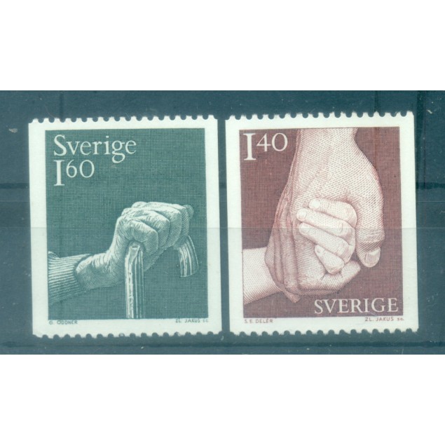 Svezia 1980 - Y & T n. 1085/86 - Serie ordinaria (Michel n. 1103/04)