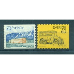Svezia 1973 - Y & T n. 769/70 - Vetture postali (Michel n. 790/91 A)