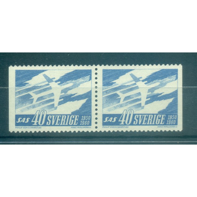 Sweden 1961 - Y & T n. 458c - SAS (Michel n. 467 Dl/Dr)