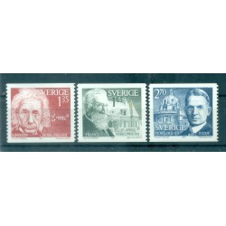 Svezia 1981 - Y & T n. 1155/57 - Premio Nobel 1921 (Michel n. 1175/77)