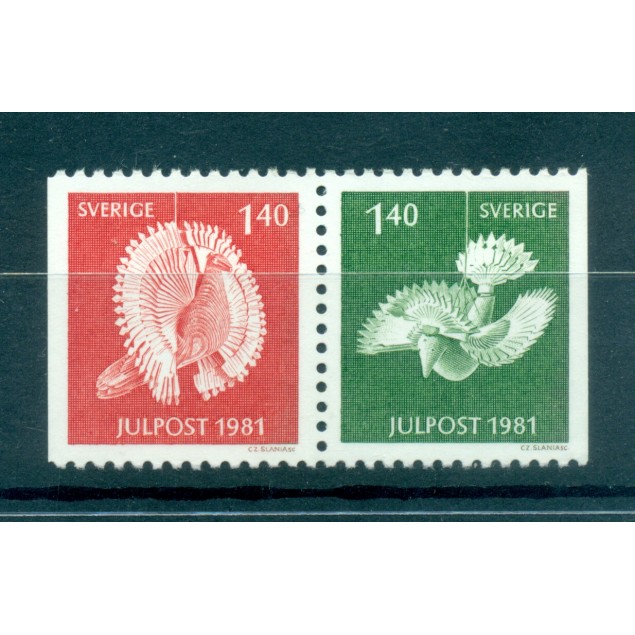 Sweden 1981 - Y & T  n. 1158a - Christmas (Michel n. 1173/74)