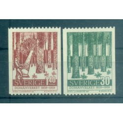 Svezia 1959 - Y & T n. 442/43 - Agenzia per le foreste (Michel n. 451/52 C)