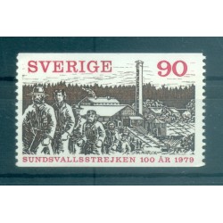 Sweden 1979 - Y & T n. 1053 - Sundsvall strike (Michel n. 1071)