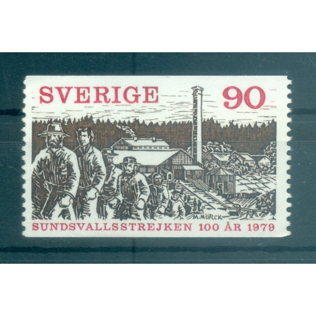 Svezia 1979 - Y & T n. 1053 - Sciopero di Sundsvall (Michel n. 1071)