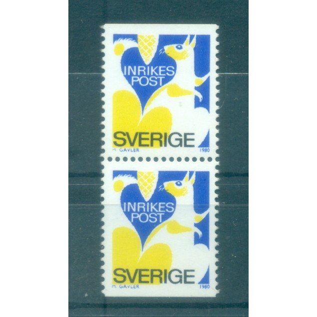 Svezia 1980 - Y & T n. 1087a - Scoiattolo (Michel n. 1105 Do/Du)