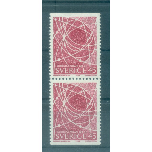 Sweden 1968 -  Y & T n. 597b - Popular Higher Education Institutions (Michel n. 614 Do/Du)