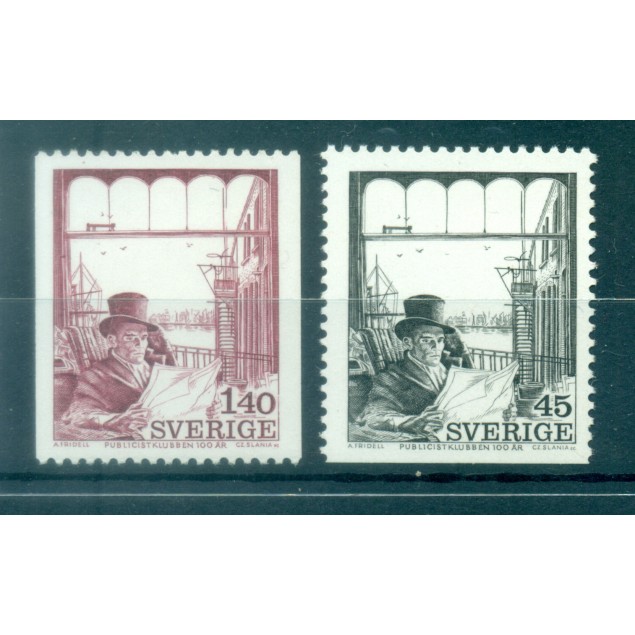 Sweden 1974 - Y & T n. 841/42 - Journalists' Club (Michel n. 862 Du/63 C)